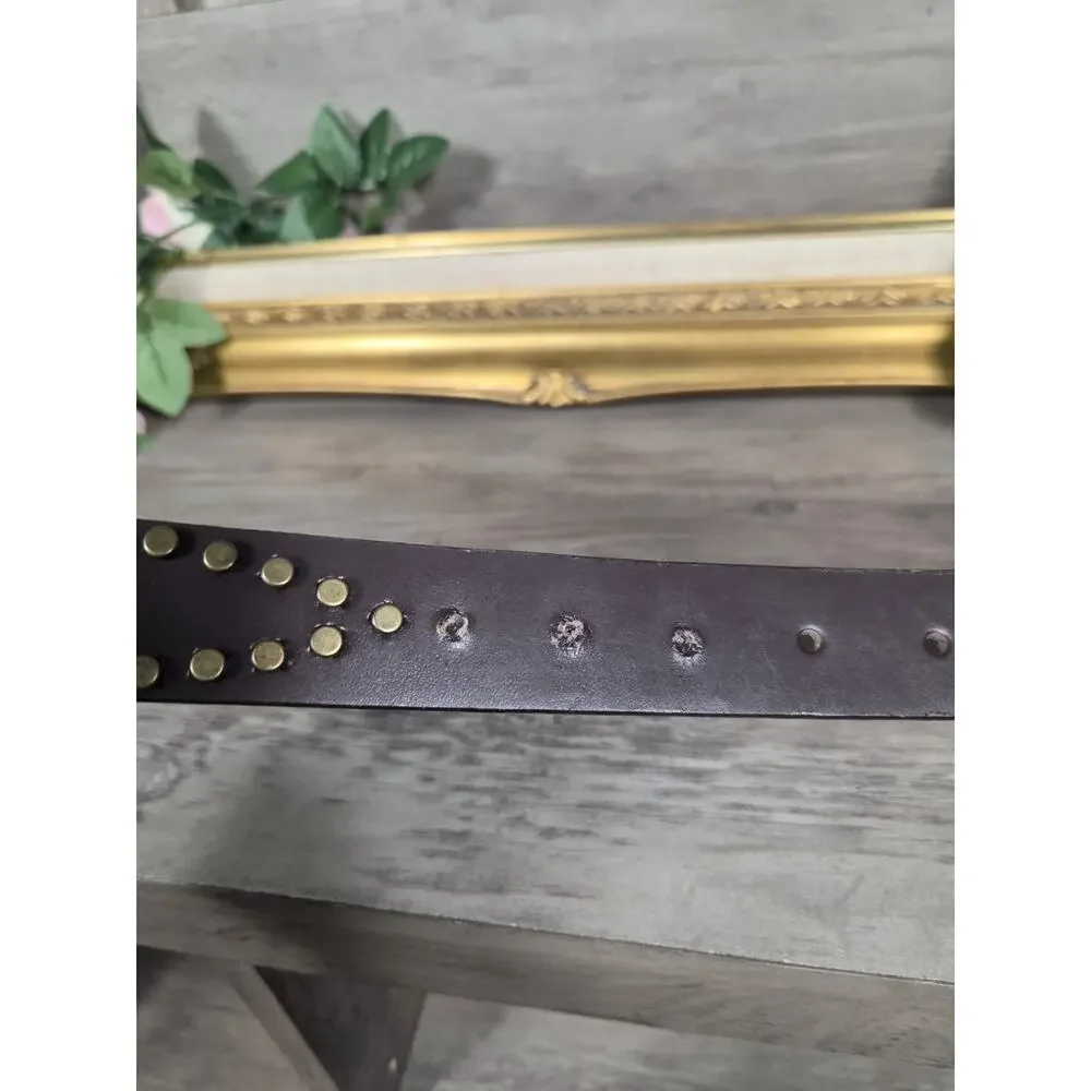Unbranded brown studded